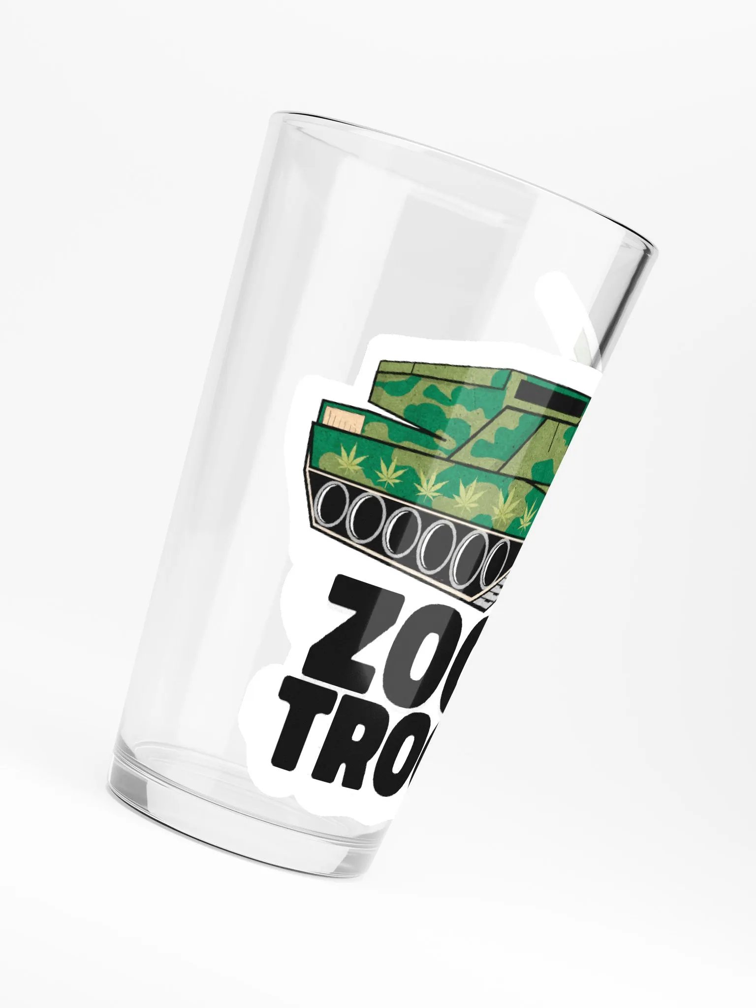 Zoot Troop Leafless large logo glass product image (6)
