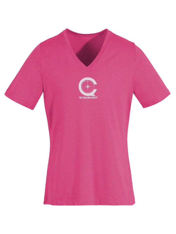 The Calling Quest Podcast Women's Explorer Relaxed V-Neck Tee product image (45)