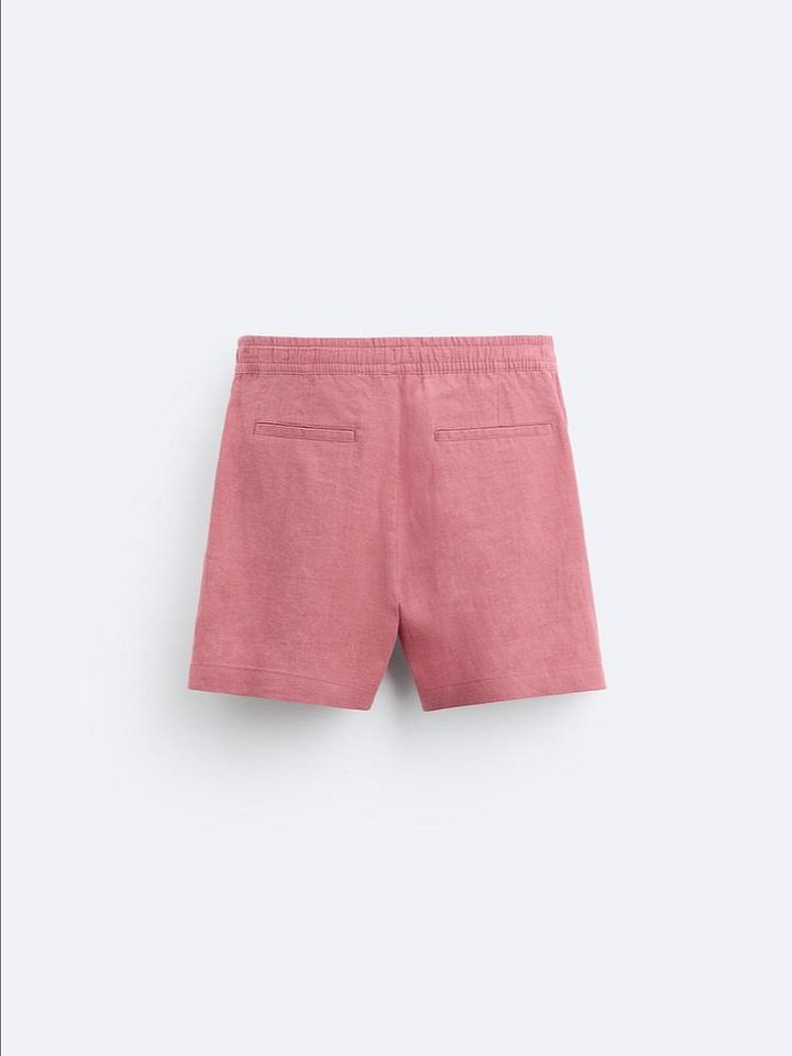 100% LINEN BERMUDA SHORTS product image (2)