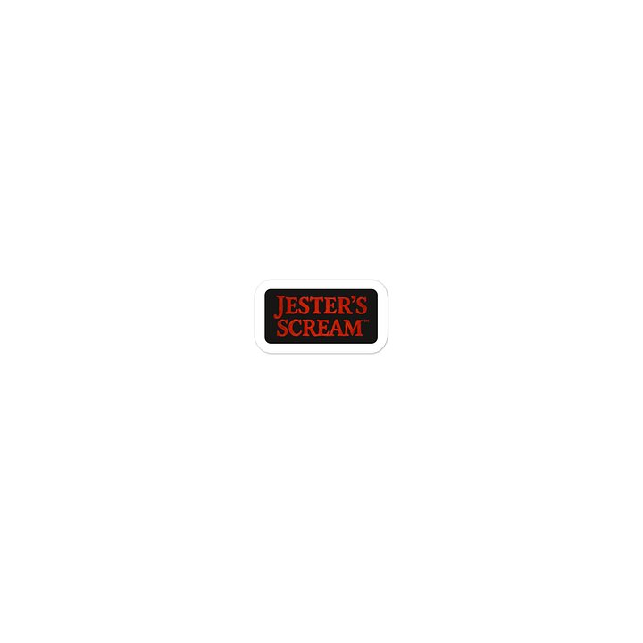 Jester’s Scream™ — Painted Nameplate Sticker product image (1)