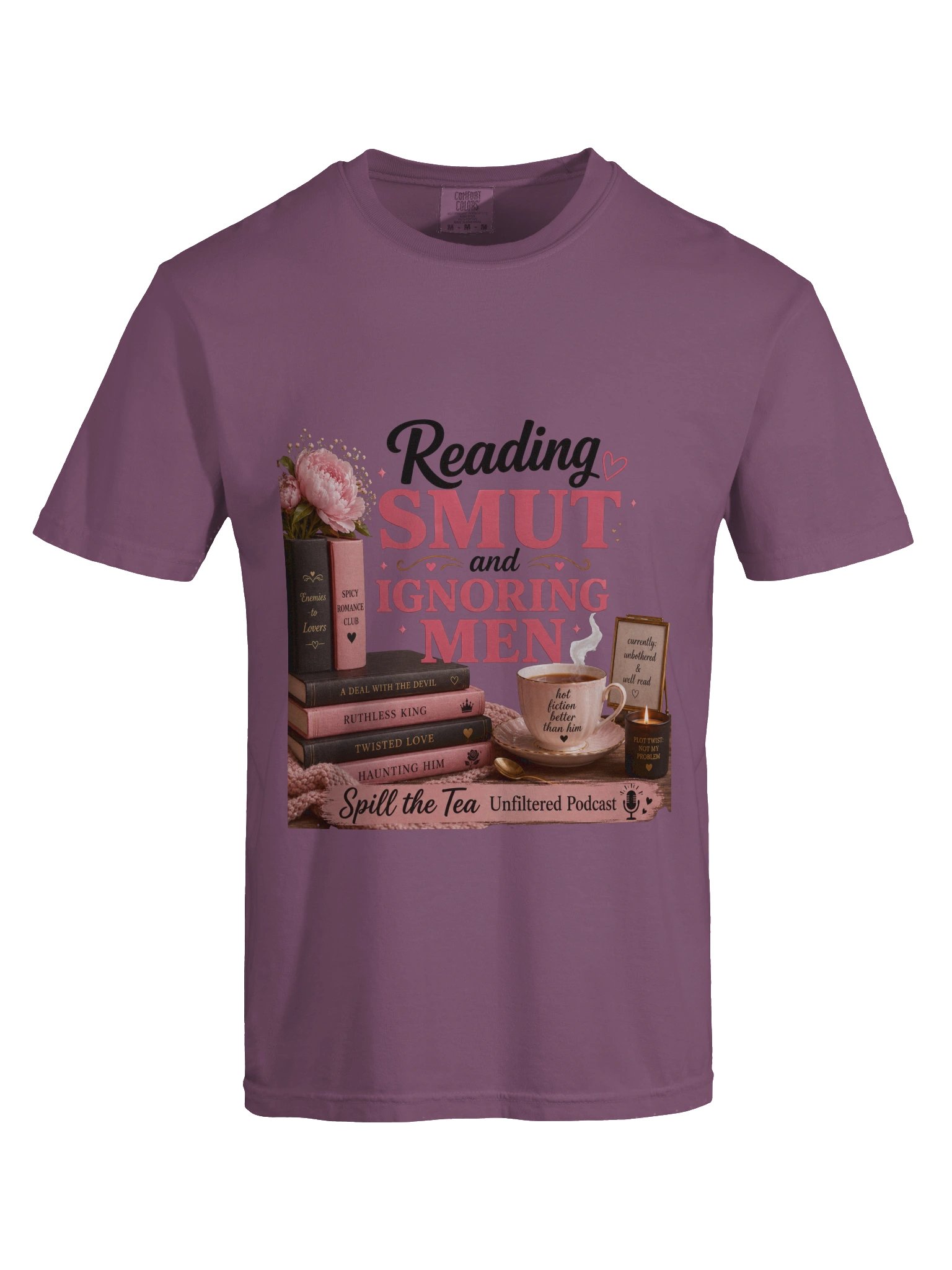 Reading Smut & Ignoring Men Tee product image (5)