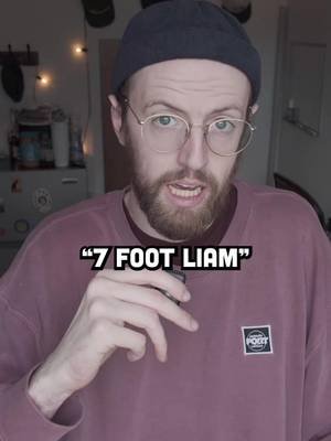 7 foot Liam meets “7 foot Liam” #truestory #funny #travel 