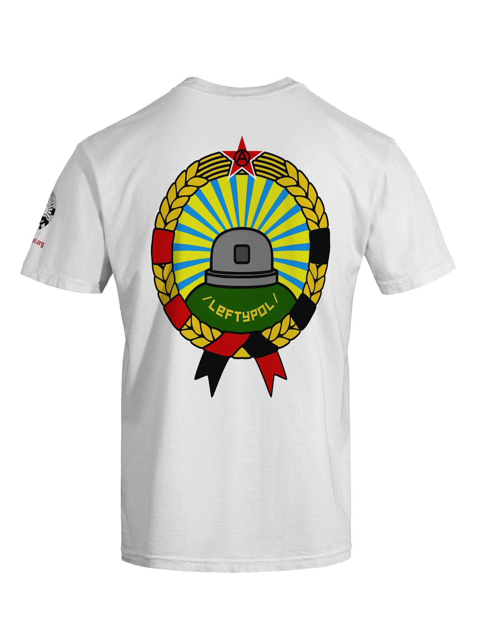 /leftypol/ - White T-Shirt product image (6)