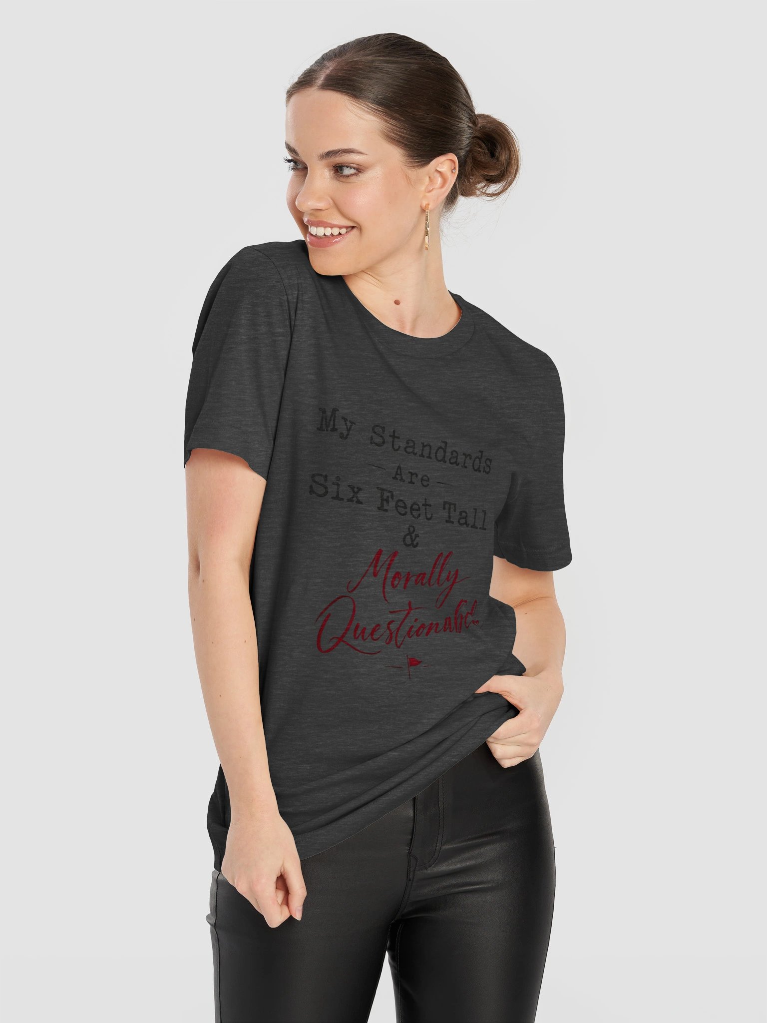 My Standards Are... - Unisex Canvas T-Shirt product image (109)
