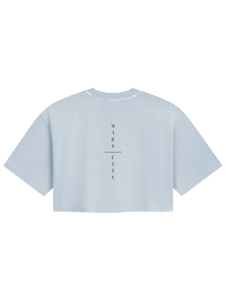 Mars City Astronaut Ladies Cropped Box Tee product image (4)