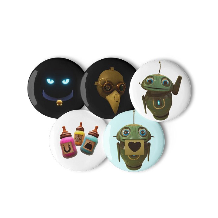 Black Cat Badge Set product image (2)