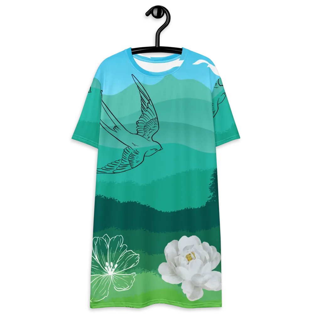 Bird in Flight Floral Horizon product image (5)