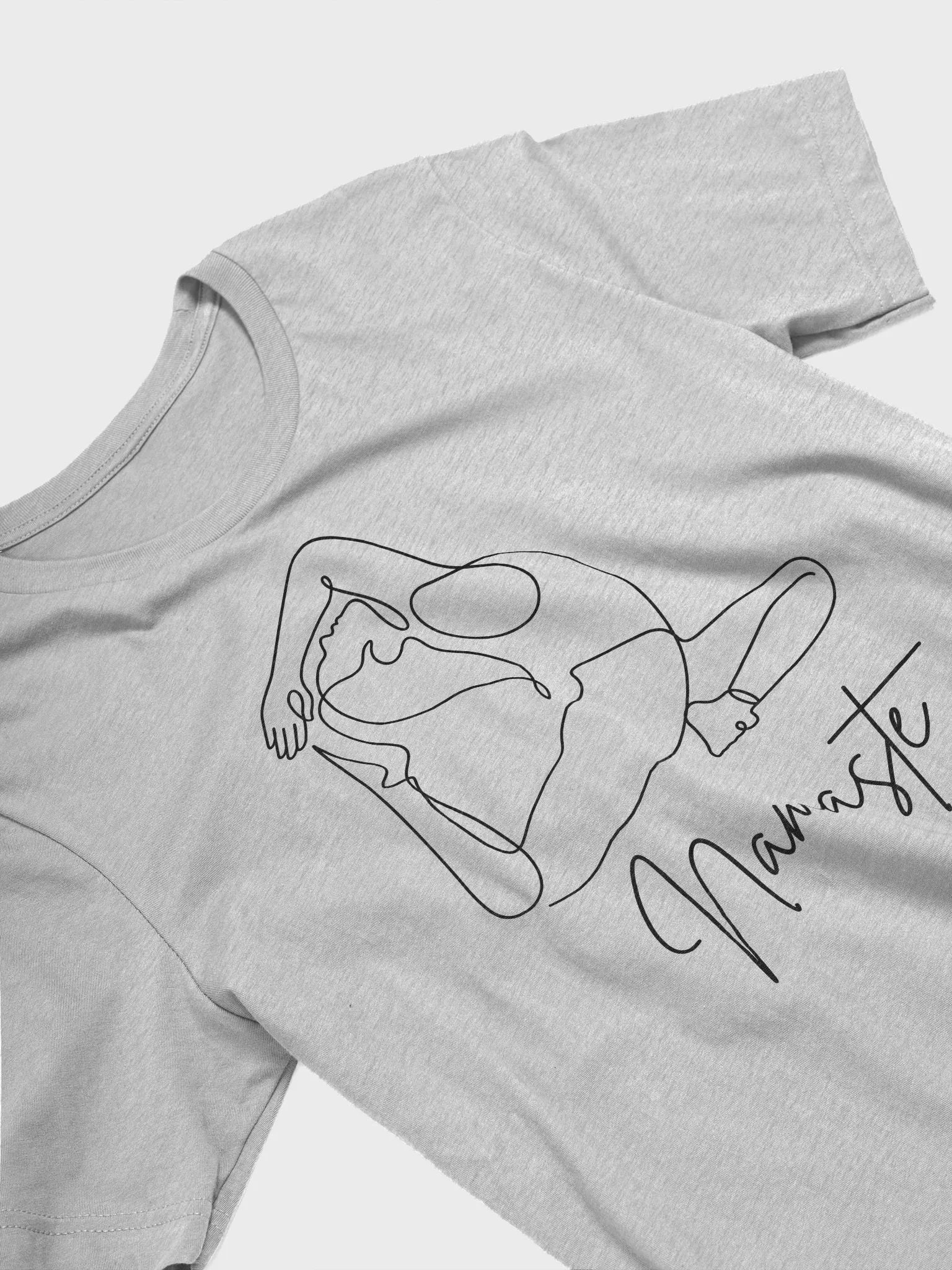 Flexible Yoga Namaste Line Art Supersoft Tee product image (2)
