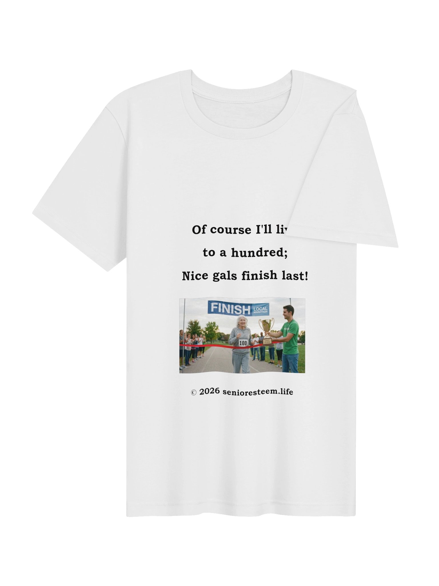 Nice Gals Finish Last Light Colored T-Shirt product image (102)