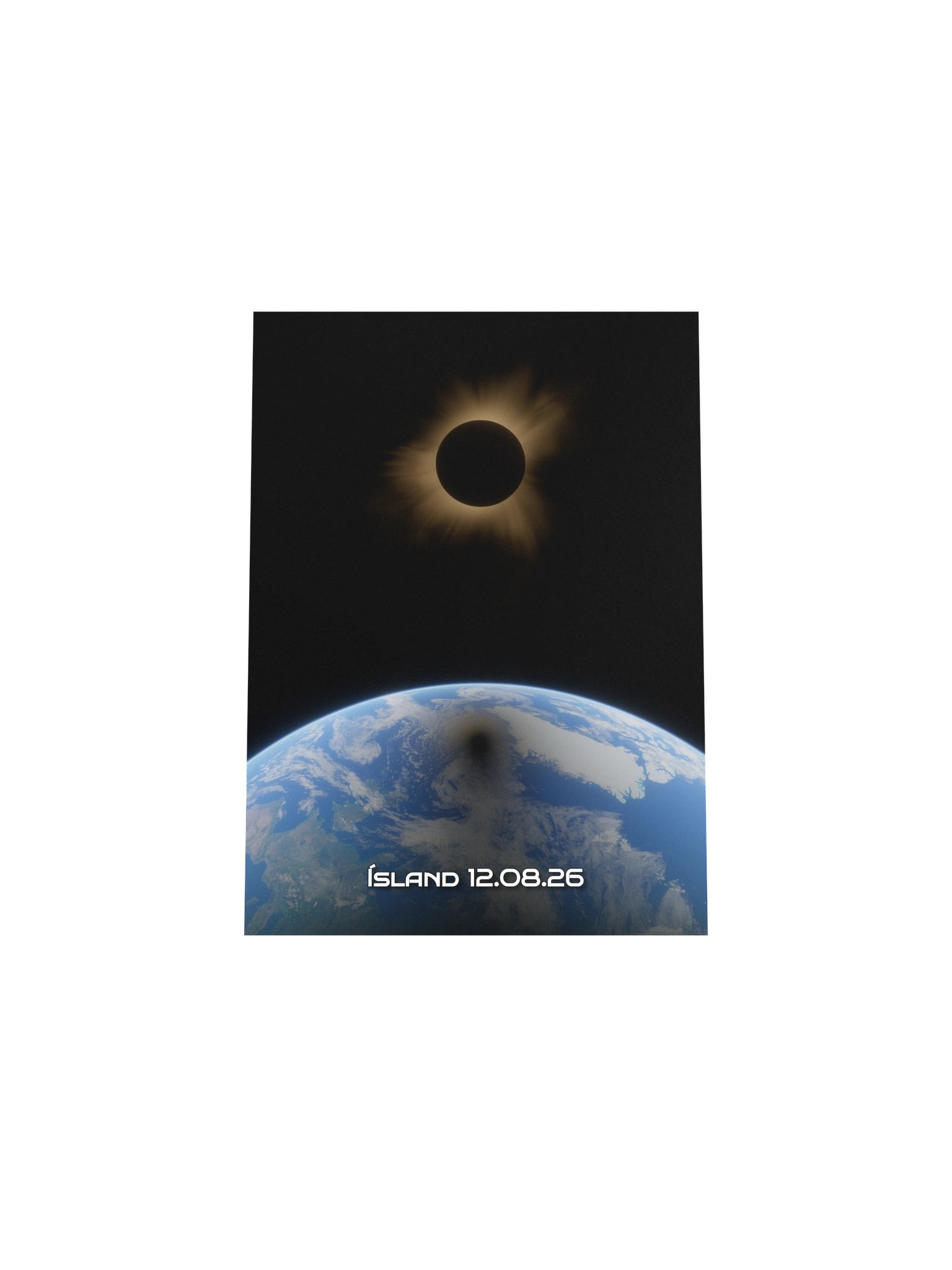 Solar Eclipse Poster - Iceland product image (4)