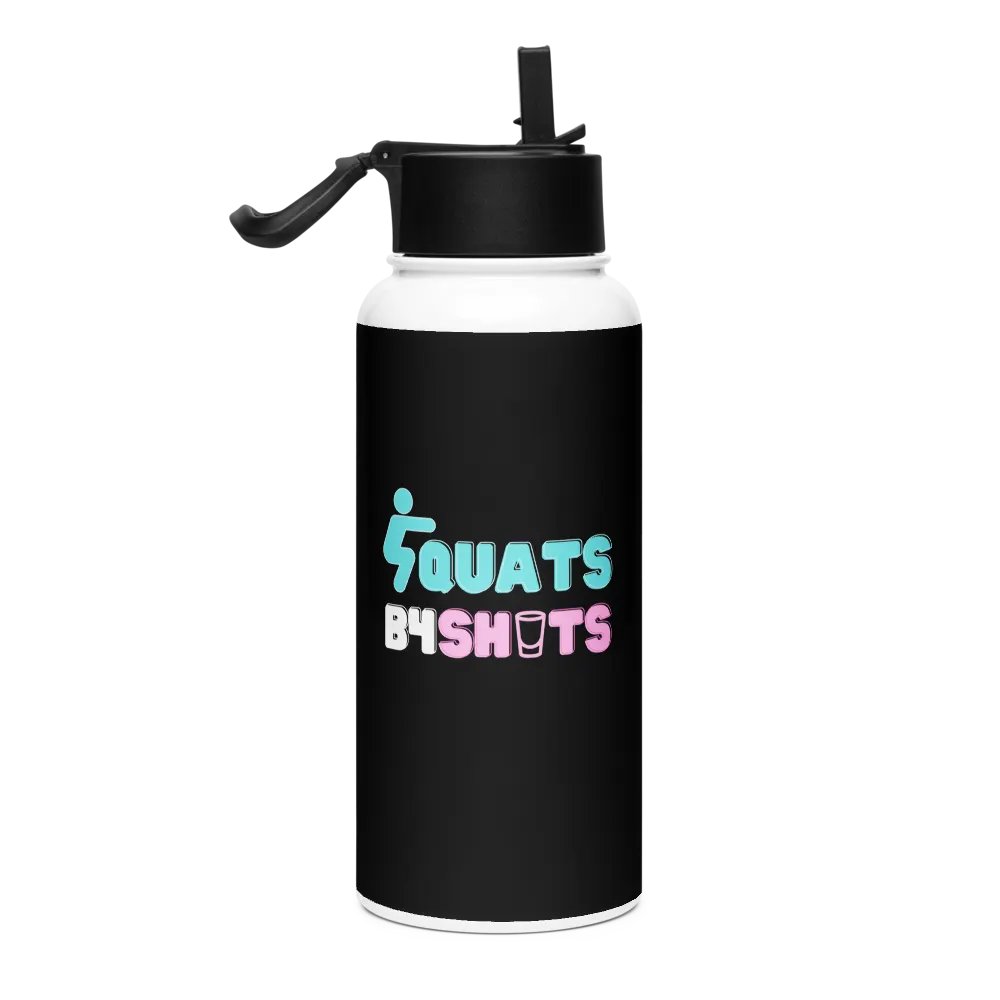 SQUATS B4 SHOTS WATER BOTTLE product image (2)