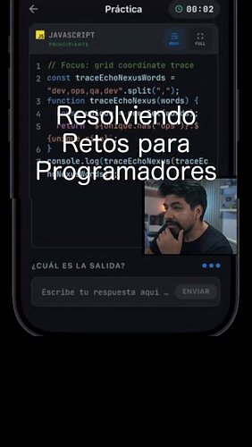Solo el 5% resuelve este reto de Javascript
#programacion #desarrollodesoftware #javascript #clips