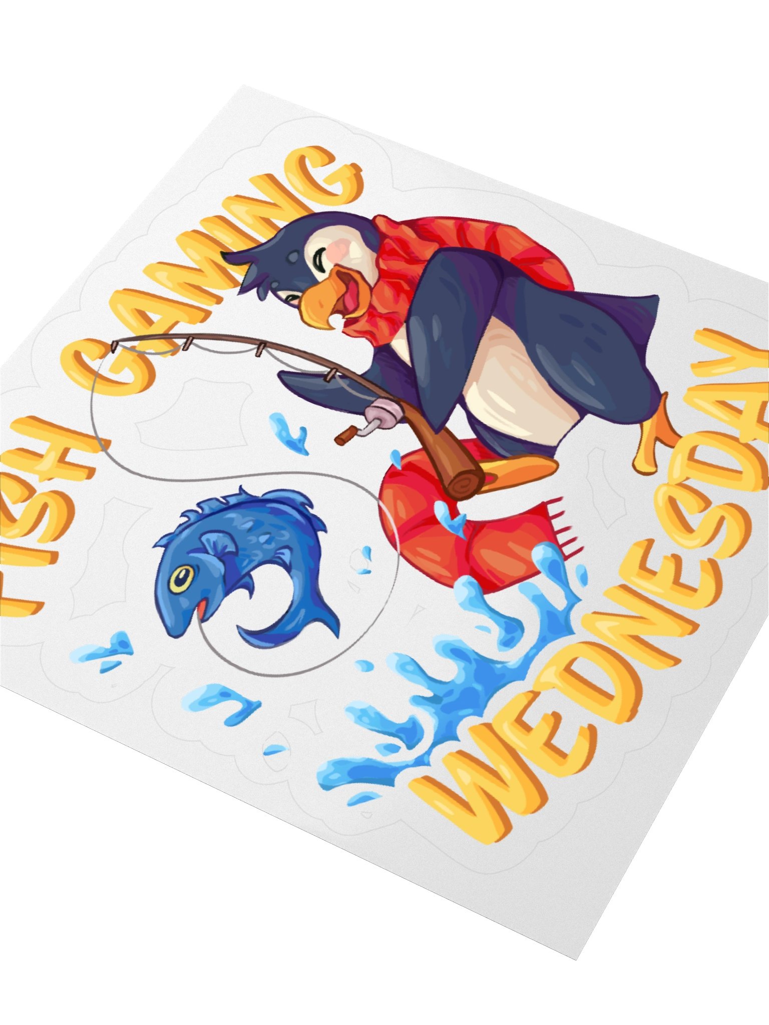Fish Gaming Wednesday [Sticker] product image (3)