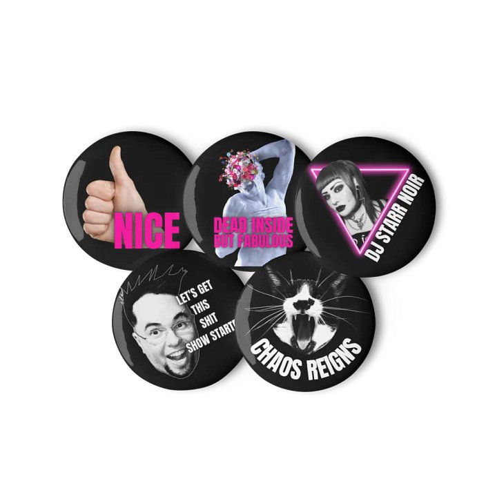 DJ Starr Noir & Co Pin Set product image (2)
