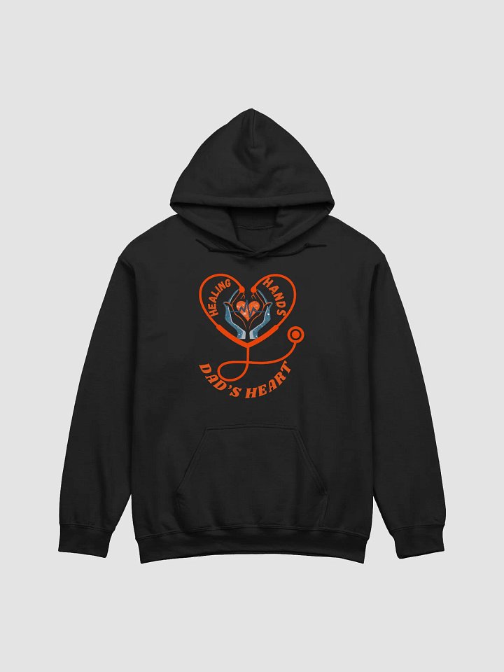 stethoscope, Healing Hands Dad's Heart Hoodie product image (5)