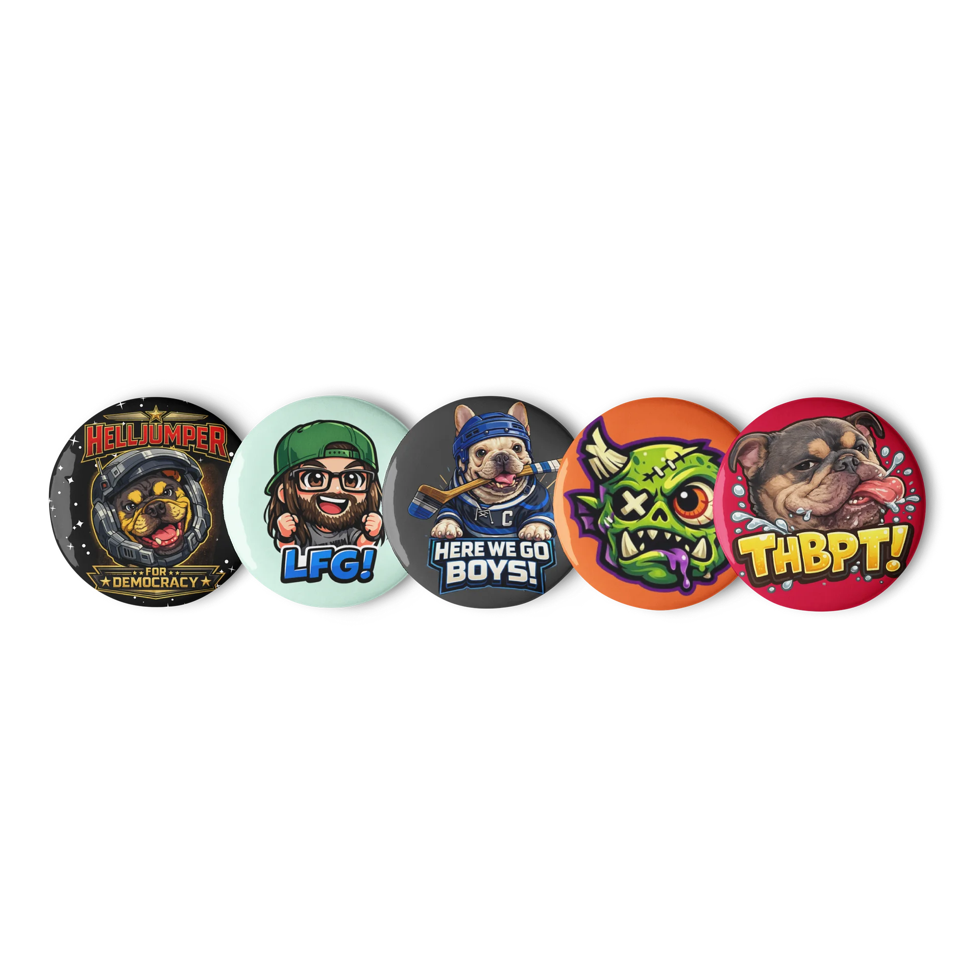 Straightedge Monster Random Button Pack product image (1)