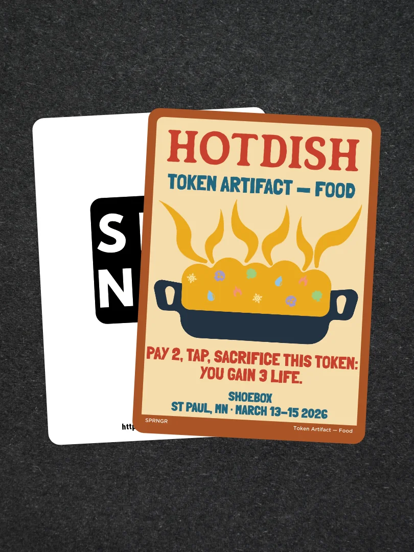 Convention Leftovers - Shoebox Hotdish Food Token product image (1)