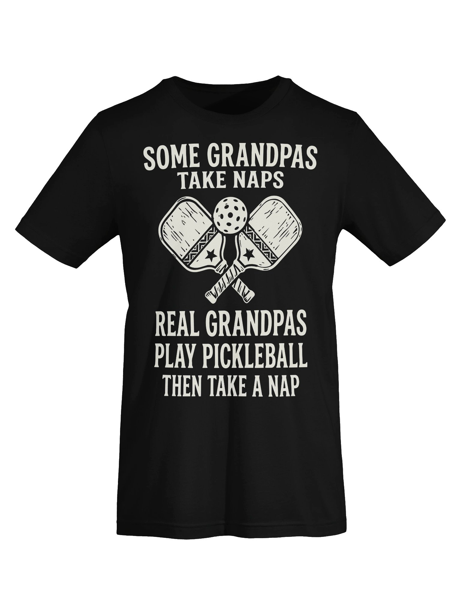 Real Grandpas Play Pickleball Shirt | Funny Pickleball Gift for Grandpa product image (15)