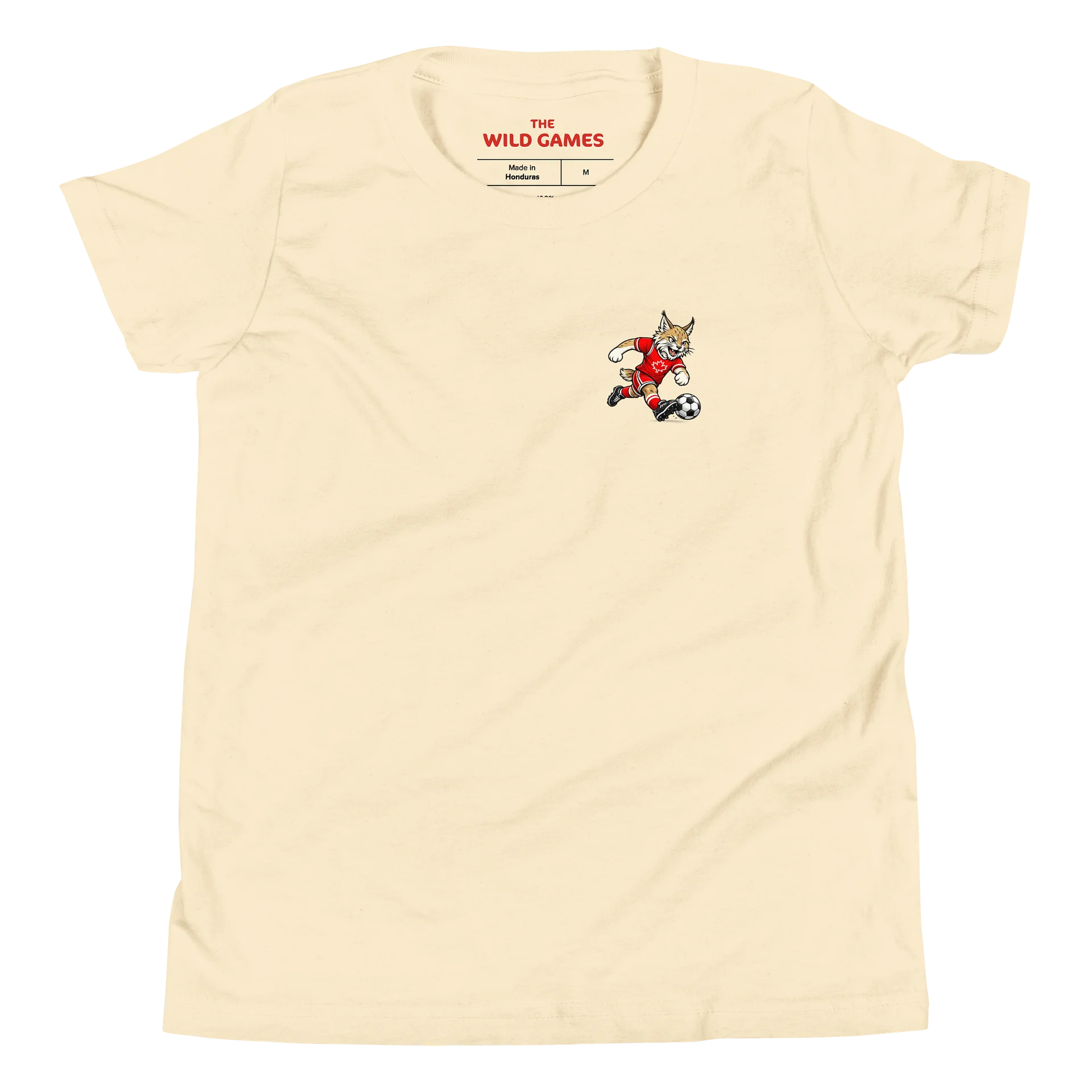 Lynx Soccer Player T-Shirt for Kids | The Wild Games product image (20)