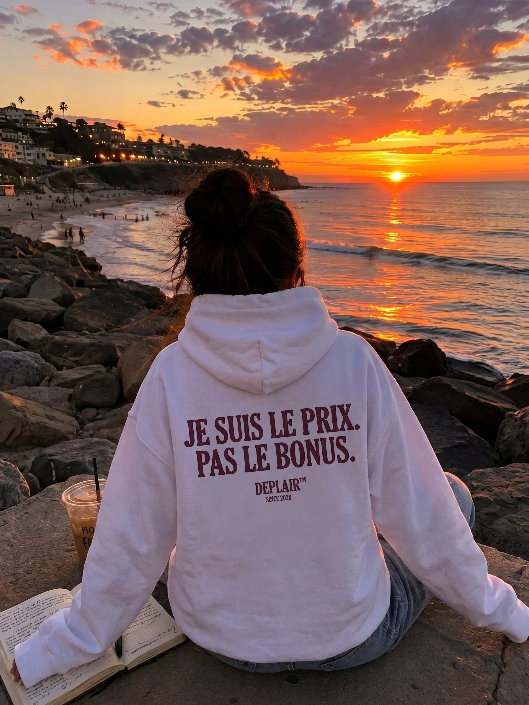 Je suis le prix. Pas le bonus. — Hoodie unisexe product image (5)