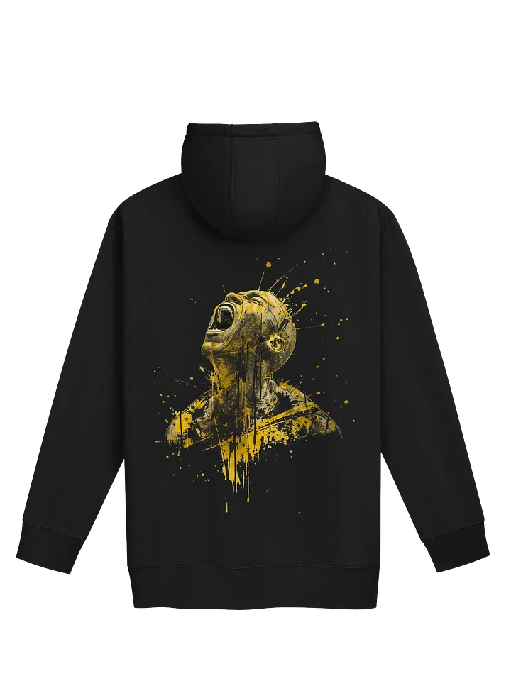 HAZARD EDITION: Electric Yellow & Black Ink Graphic Premium Hoodie & Sweatshirt Collection product image (1)