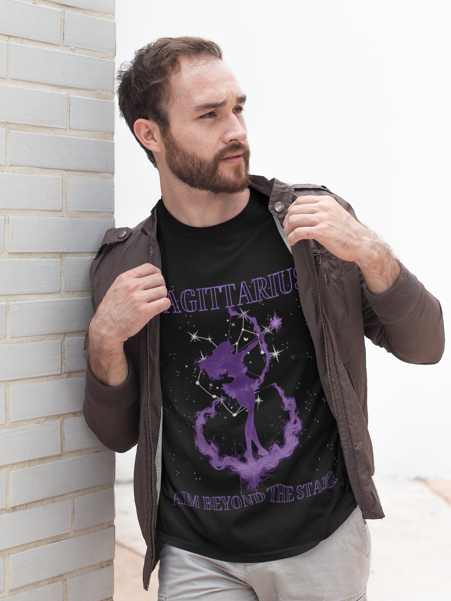 Aim Beyond The Stars Sagittarius Tee product image (6)