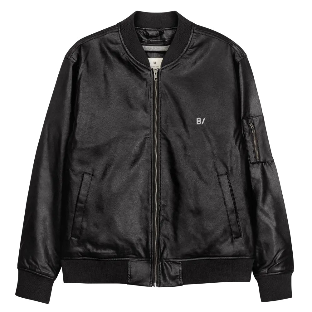 B/ Falsch Leather Bomber Jacket product image (12)