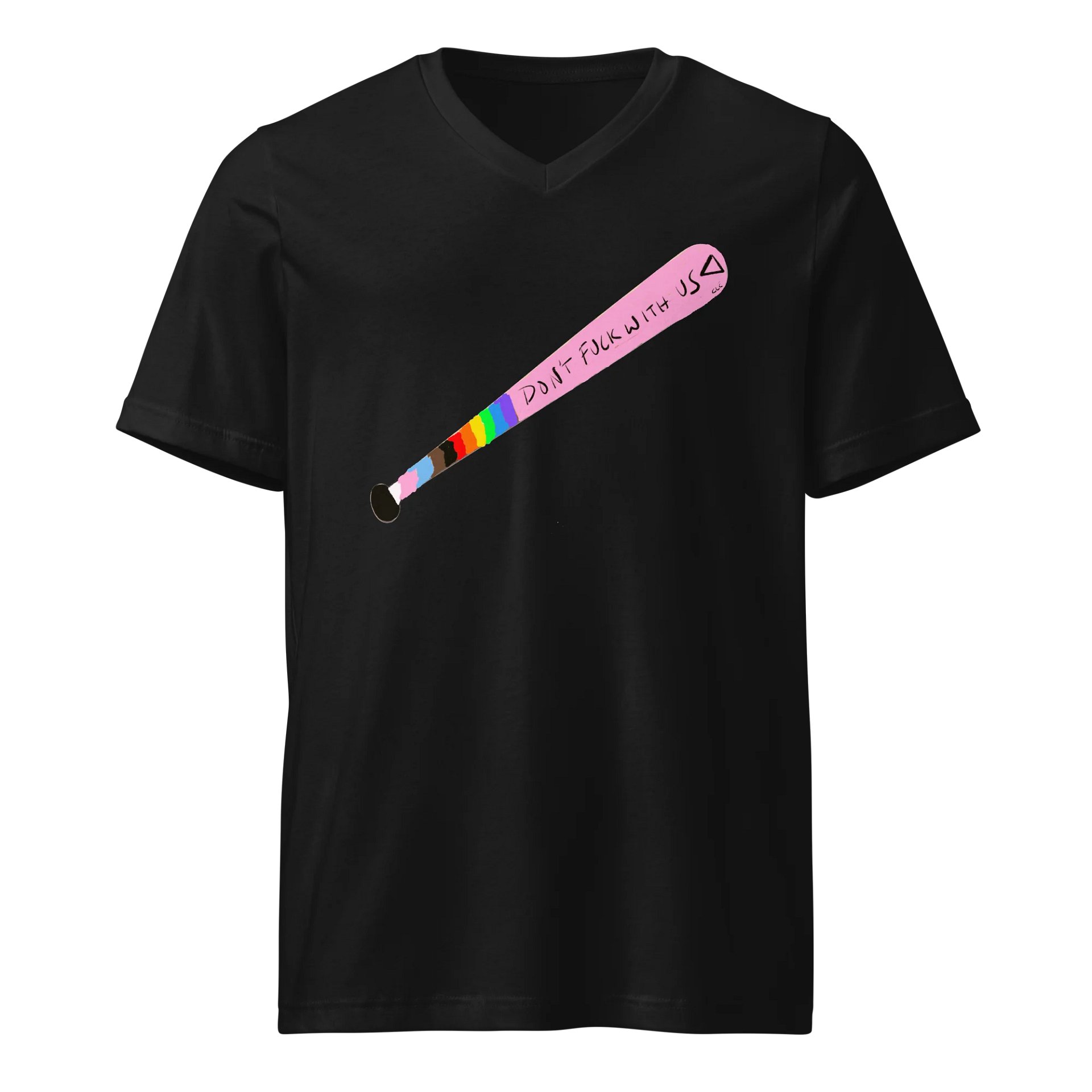 Don't F*ck With Us V-Neck Tee product image (1)