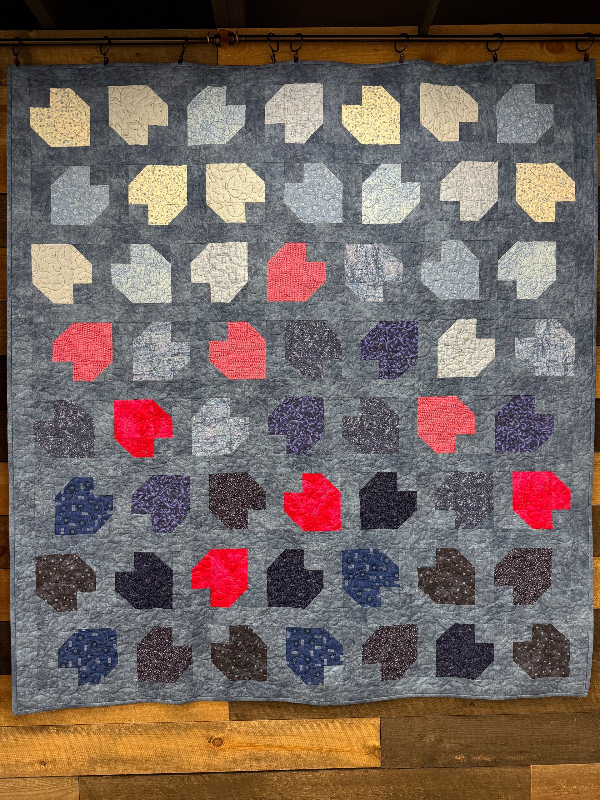 Tumble Into Love Throw Quilt Pattern product image (2)