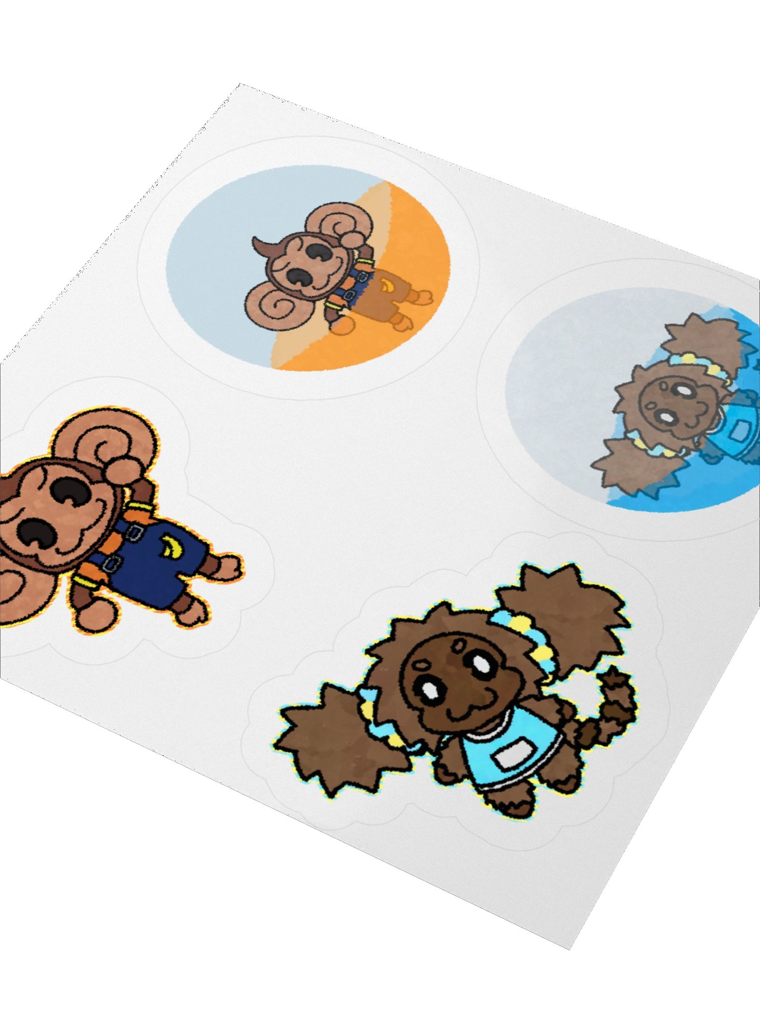 SILLY MONKEY STICKERS!! product image (3)