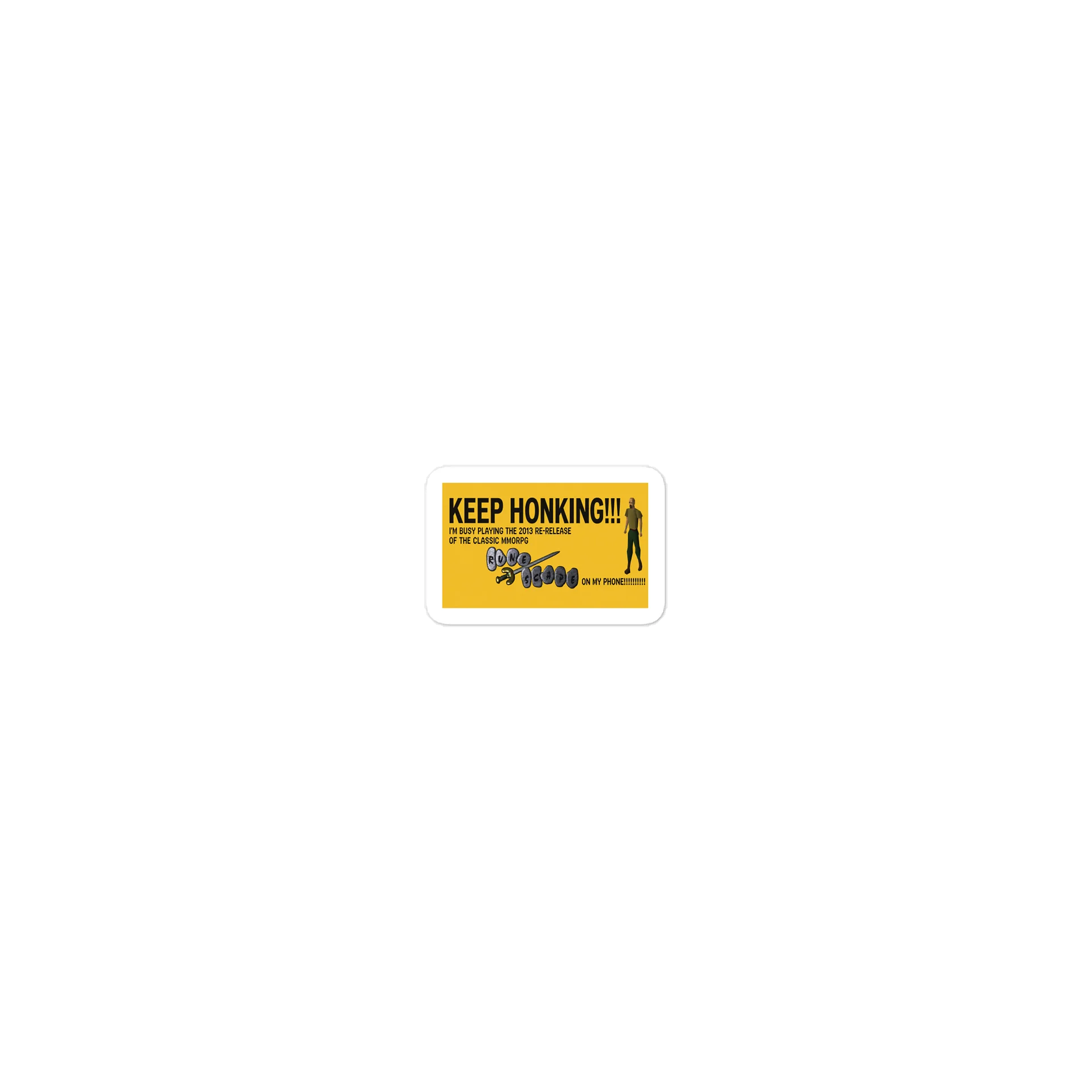 Keep Honking Runescape - Sticker product image (2)