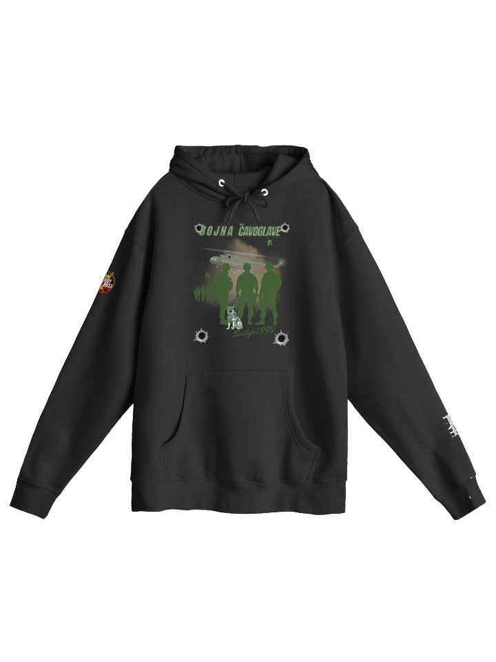 Premium Comfort Unisex Hoodie Oluja 95 30 Obljetnica product image (1)