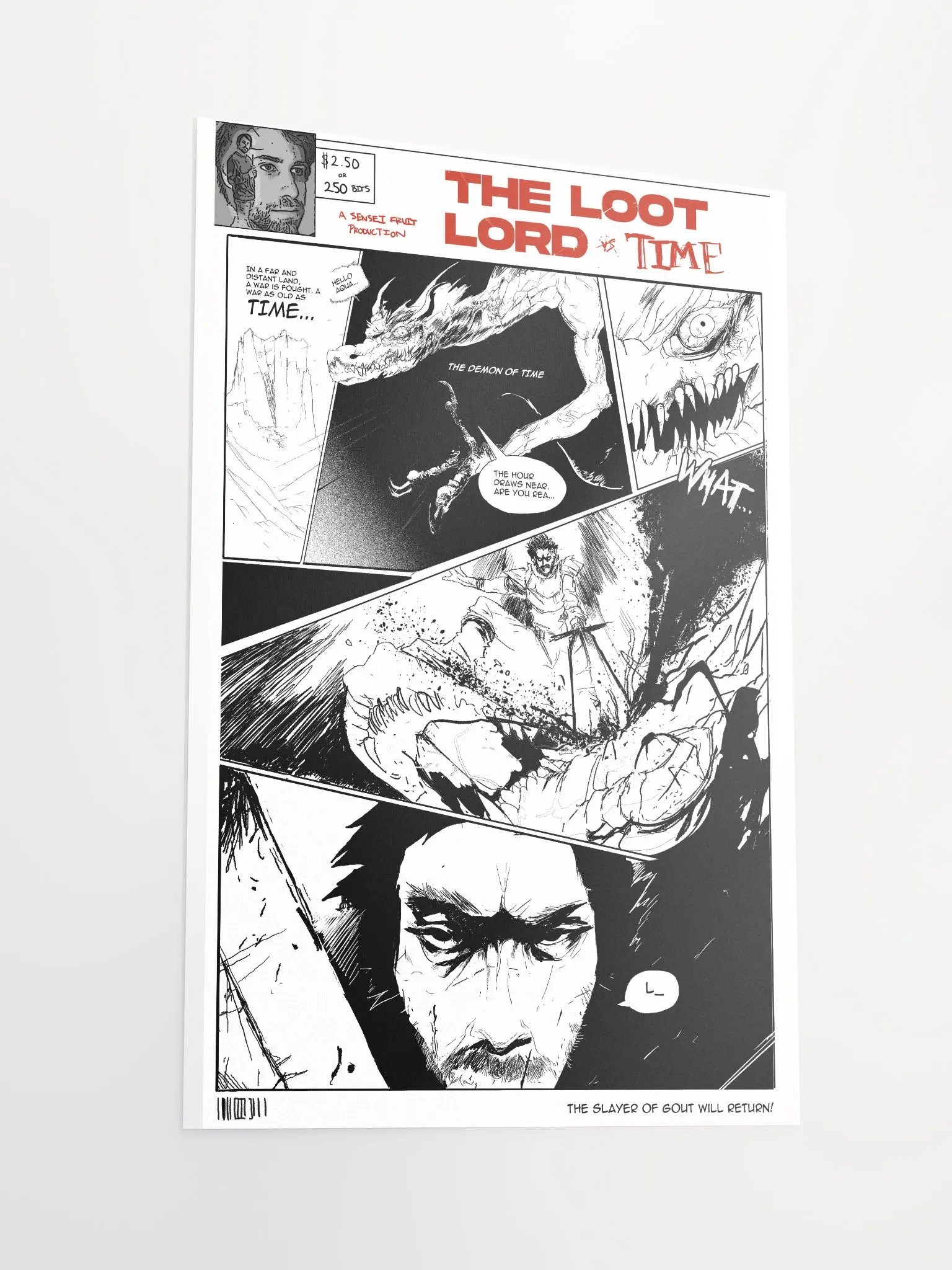 The Loot Lord vs Time Comic - Poster product image (4)