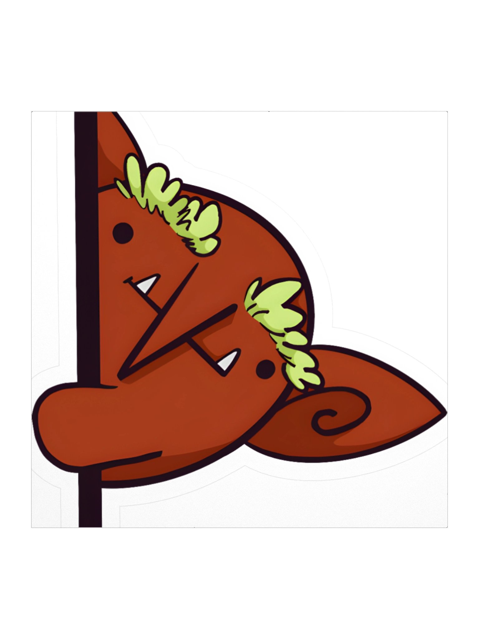 Peeking Herman sticker product image (1)