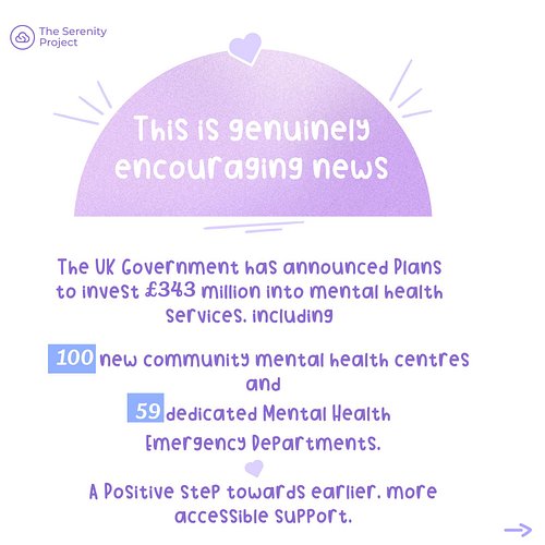 💜 This is genuinely encouraging news for mental health support in the UK.

The UK Government has announced plans to invest £3...