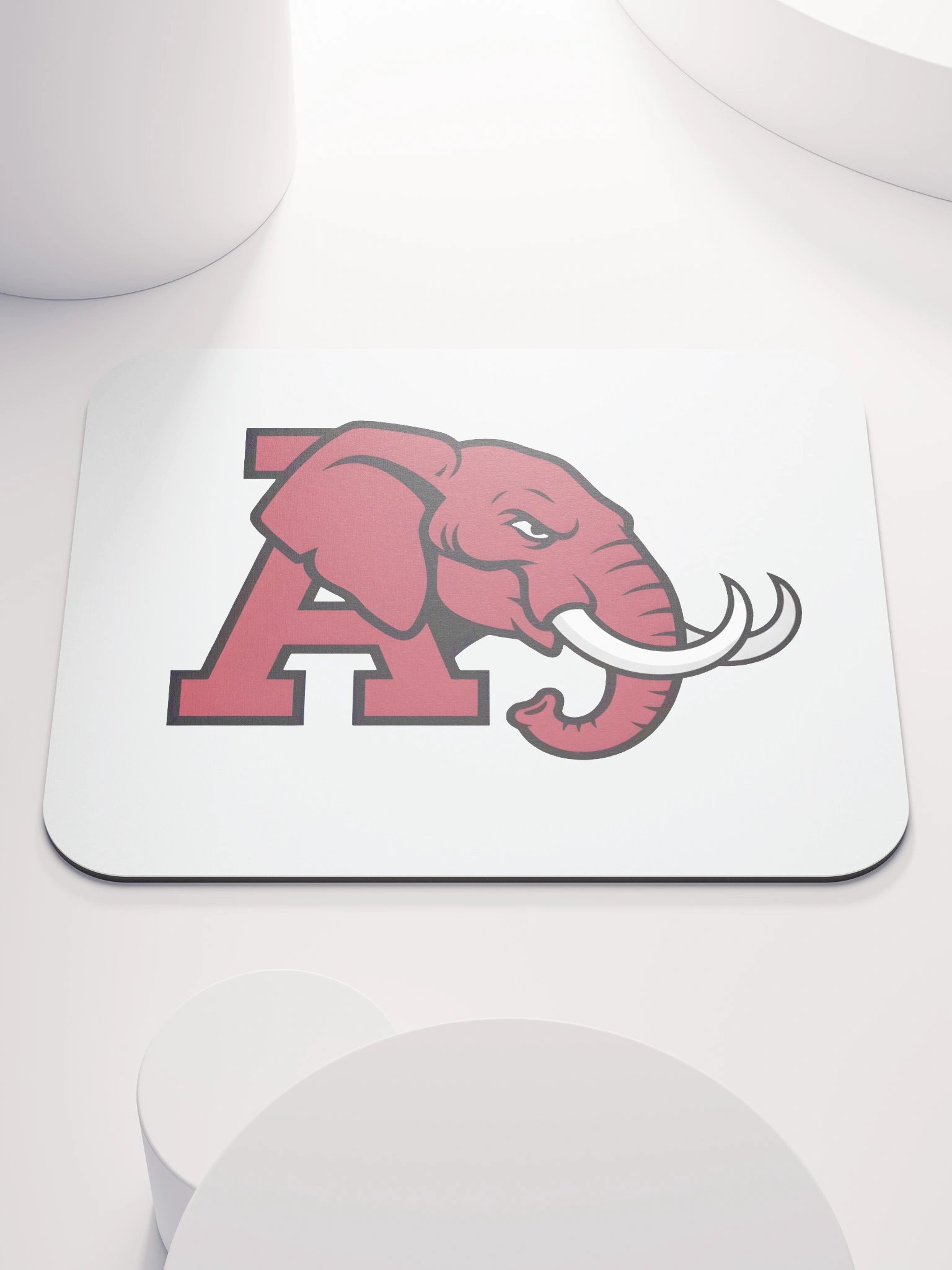 Red Elephant Mouse Pad product image (1)