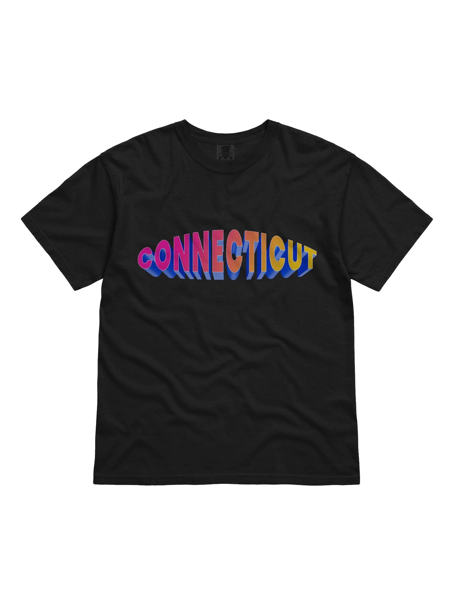 CONNECTICUT 3D Gradient Comfort Colors Heavyweight Tee product image (1)