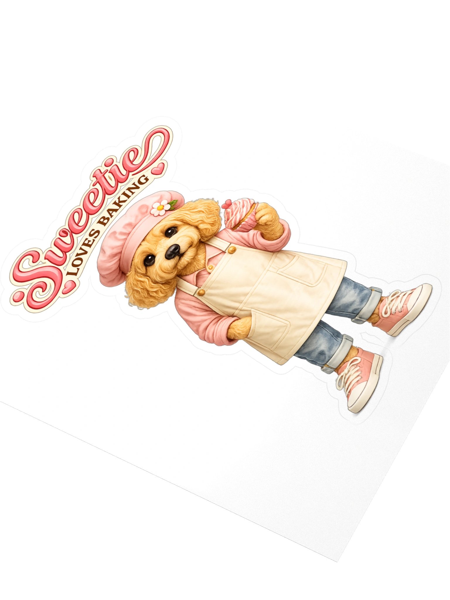 Sweetie Loves Baking Dog Sticker product image (3)