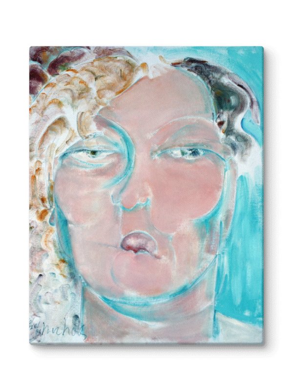 Head of a Woman II (1984) on canvas (20" x 24") product image (2)