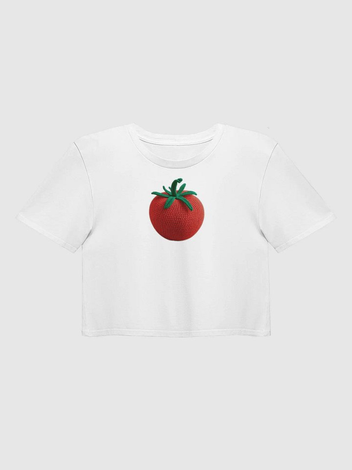 CozyAvocado Women's Premium Tomato Crop Top #6 product image (1)