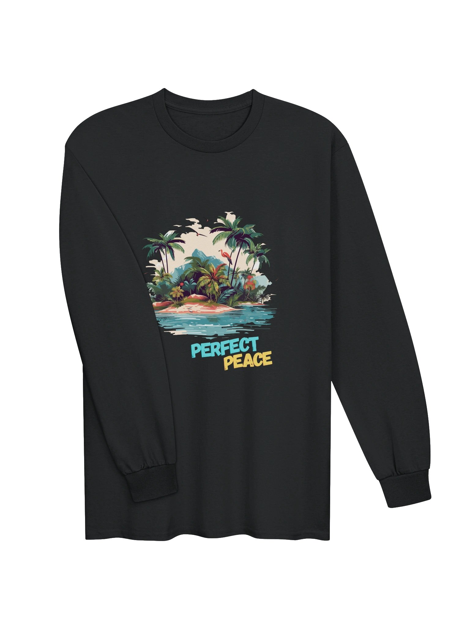Perfect Peace Tropical Women's Long Sleeve Tee product image (22)