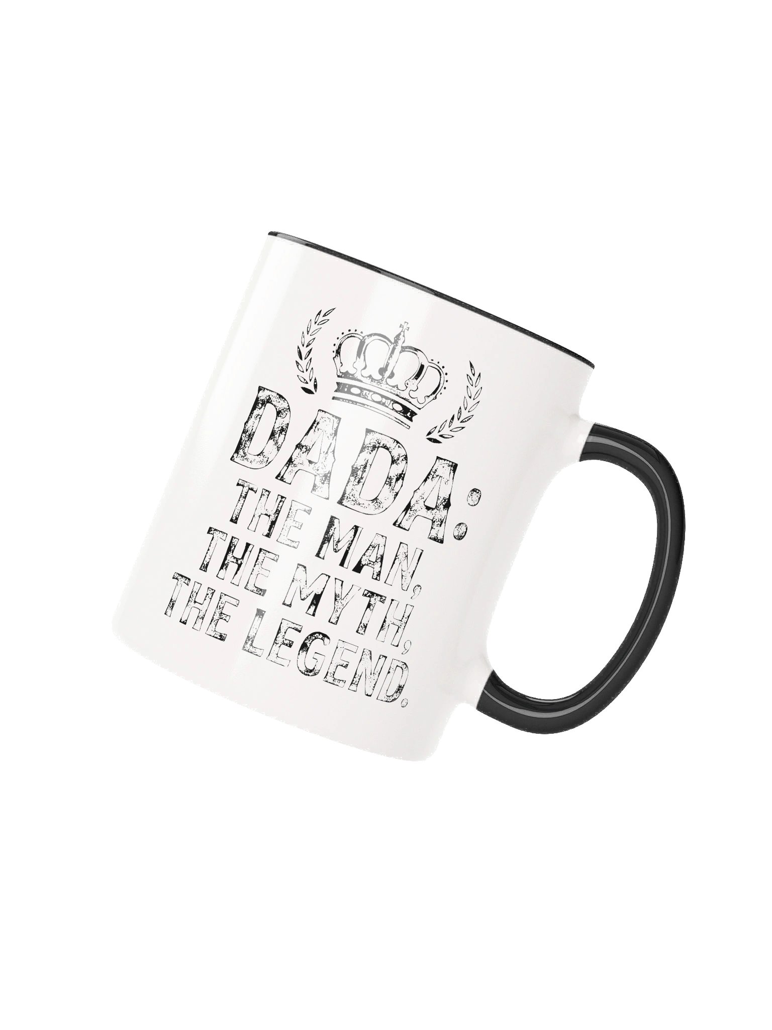 Dada's Mug - Minimal Black Ceramic Mug with Color Inside product image (4)