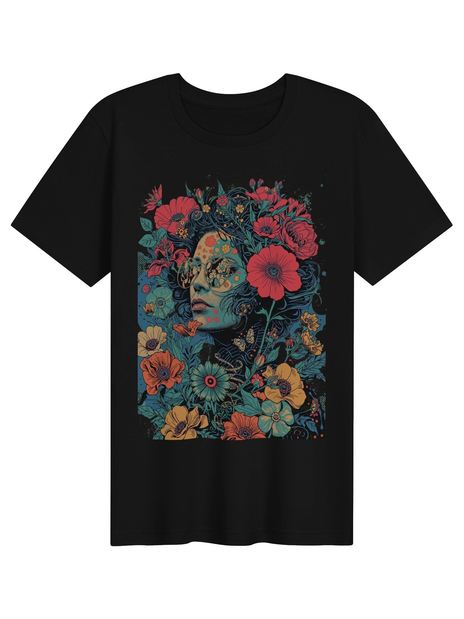 Floral Gaze Supersoft Tee product image (1)