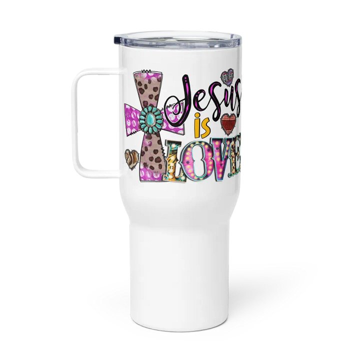 Jesus Is Love - Travel Mug w/ Handle product image (1)