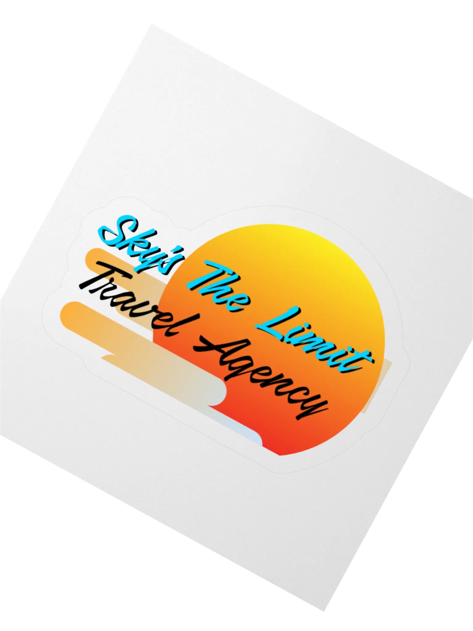 Sky's The Limit Travel Agency Sticker product image (2)