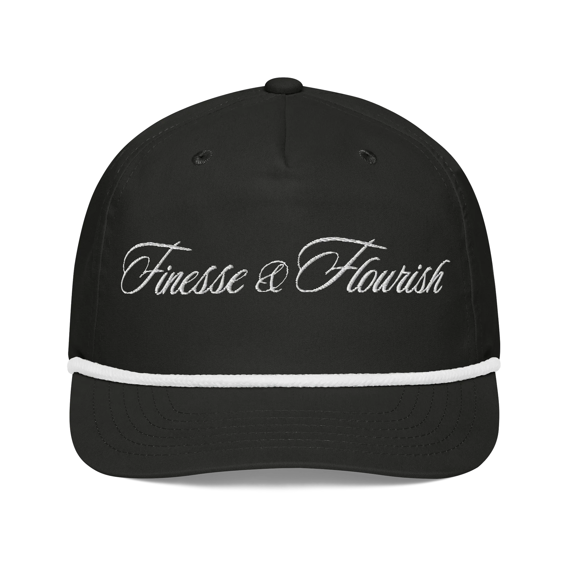F&F Script Golf Rope Cap (WHT) product image (1)