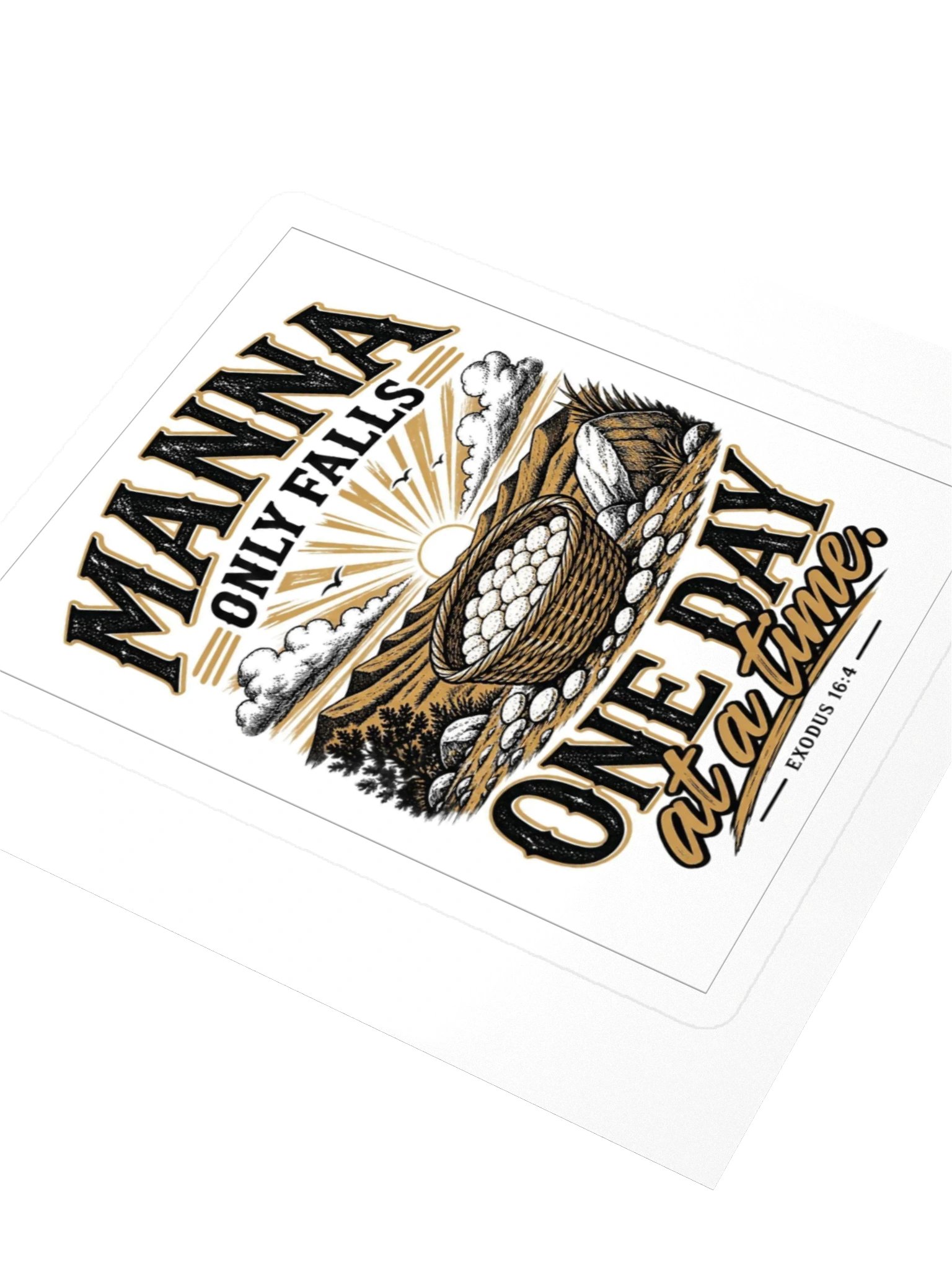 Manna Only Falls Sticker product image (3)