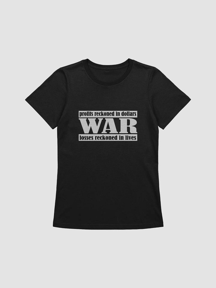 The Cost Of War - Bella+Canvas Women's Supersoft Relaxed-fit T-Shirt product image (2)