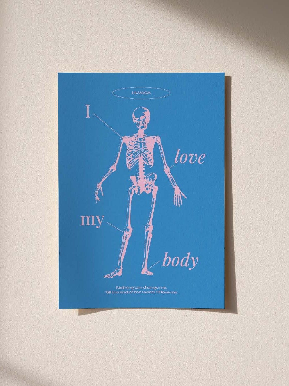 I Love My Body - Hwasa KPOP Digital Printable Wall Art Poster (A1 SIZE) - Instant Download product image (2)