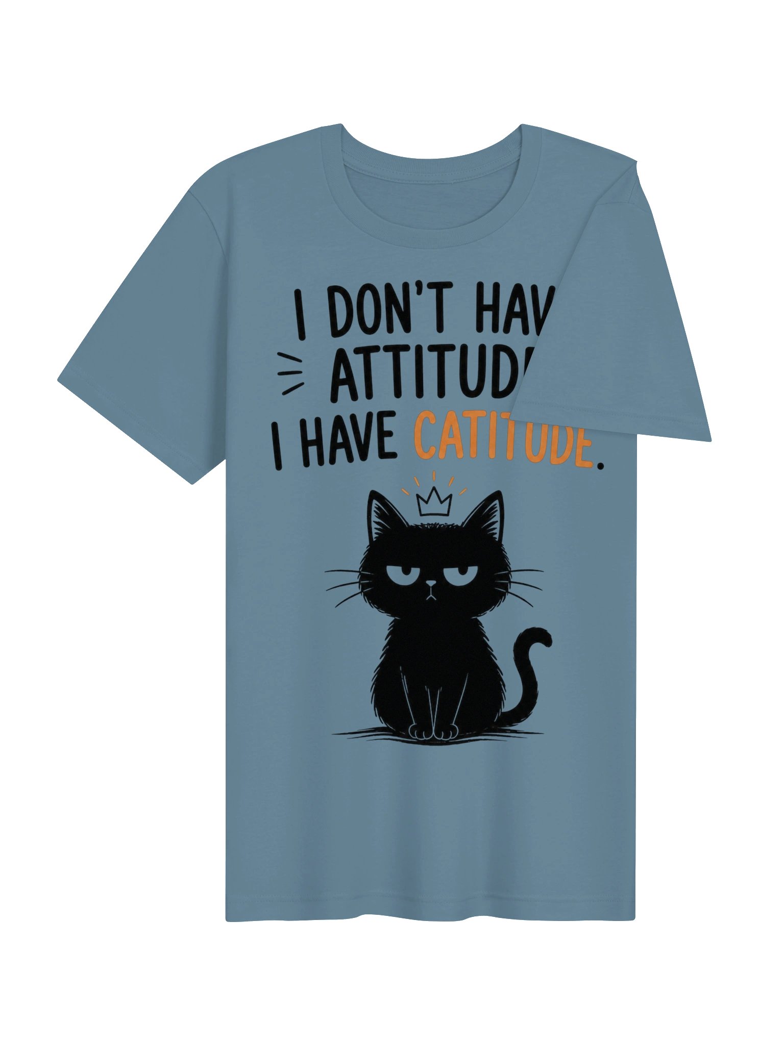 Catitude Crown Cat Graphic Tee product image (39)
